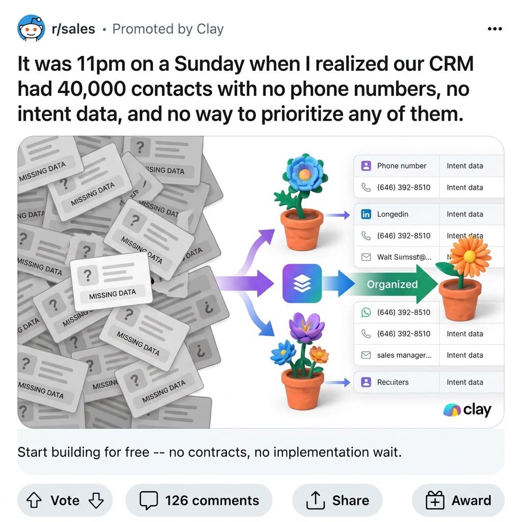 B2B service ad creative — variant 1