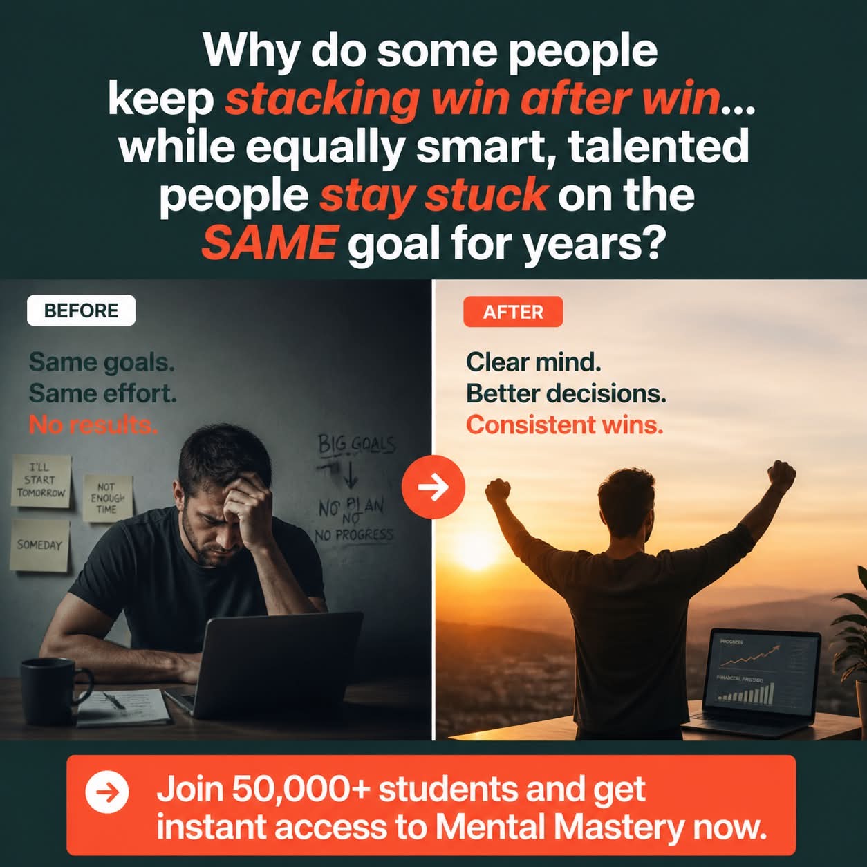 Course / coaching offer ad creative — variant 5