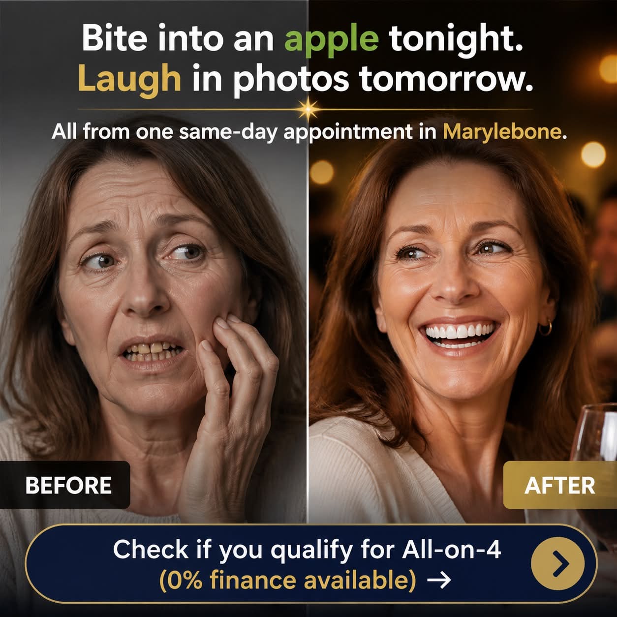 Dental practice ad creative — variant 2