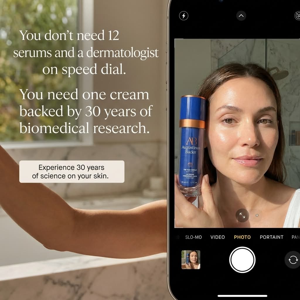 Skincare brand ad creative — variant 3