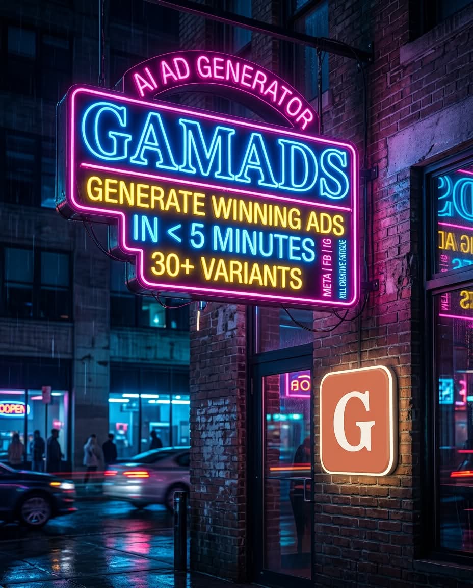 Neon storefront style