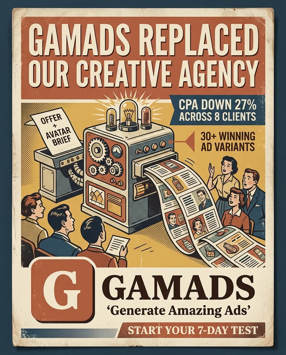 Retro vintage poster style