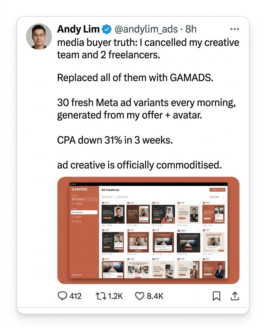 X / Twitter post style